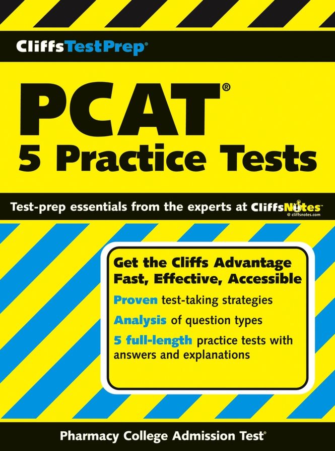 CliffsTestPrep PCAT: 5 Practice Tests