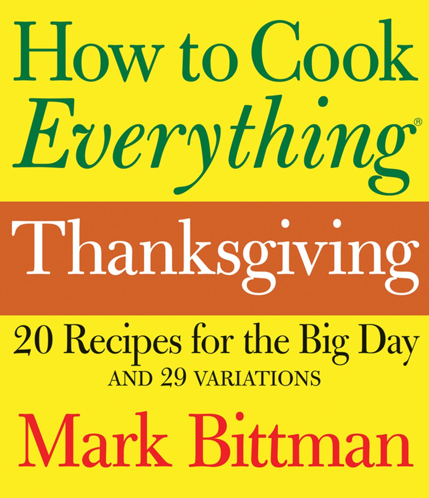 How to Cook Everything Thanksgiving