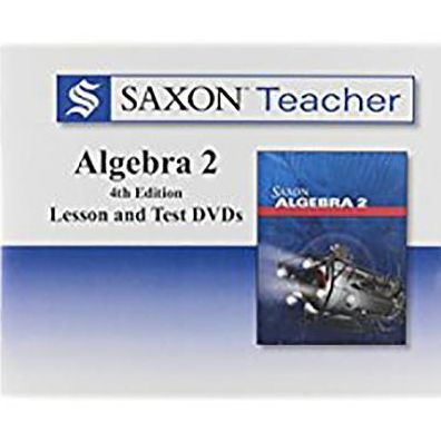 Saxon Homeschool Algebra 2, 4th Edition: Teacher DVD