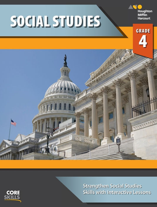 Houghton Mifflin Harcourt SV-9780544267626 Core Skills Social Studies Grade 4