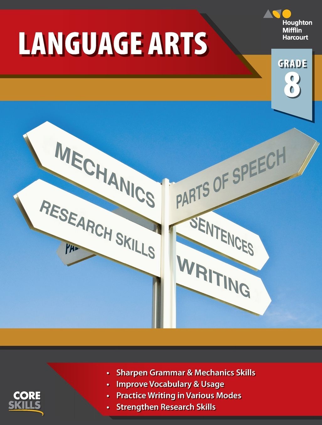 Houghton Mifflin Harcourt SV-9780544267916 Core Skills Language Arts Grade 8