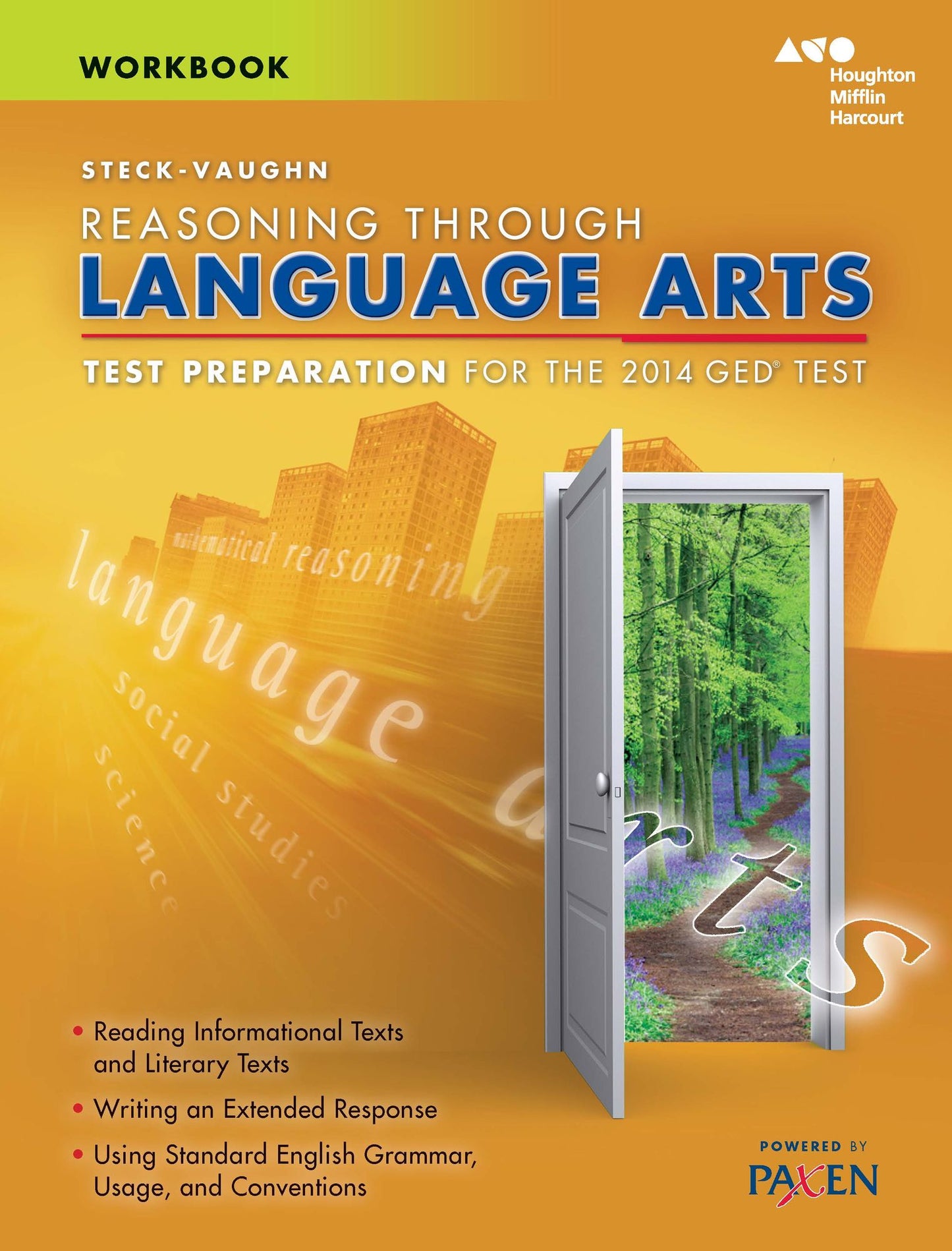 Steck-Vaughn GED: Test Preparation Student Workbook Reasoning Through Language Arts