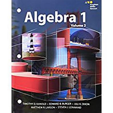 Hmh Algebra 1: Interactive Student Edition Volume 2 2015
