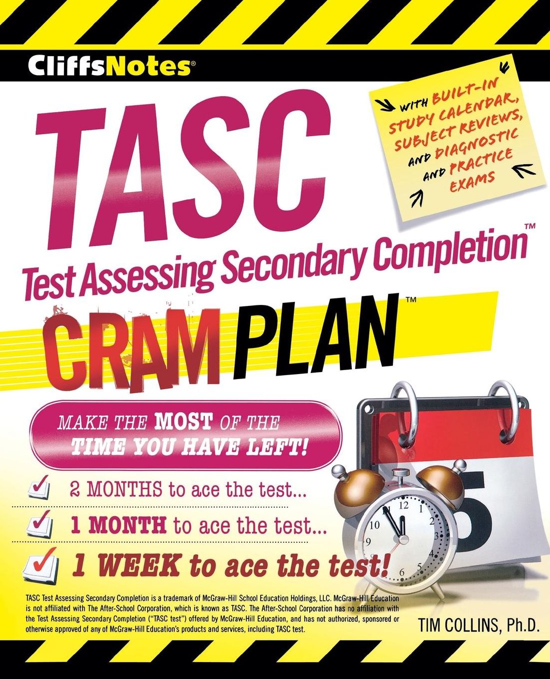 CliffsNotes TASC Test Assessing Secondary Completion Cram Plan