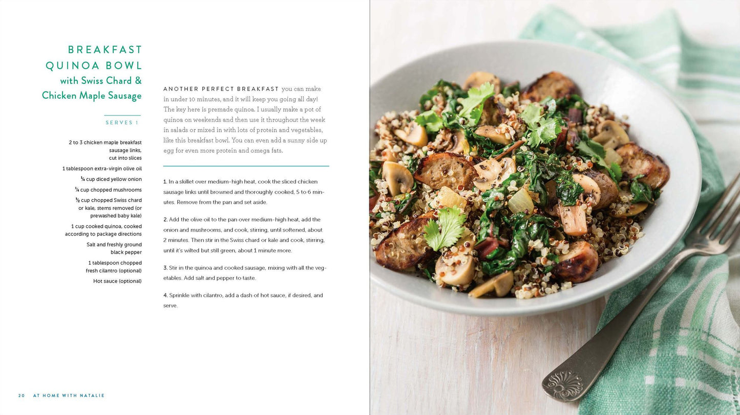 At Home with Natalie: Simple Recipes for Healthy Living from My Family's Kitchen to Yours