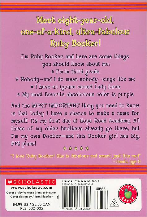 Ruby and the Booker Boys # 1: Brand New School, Brave New Ruby