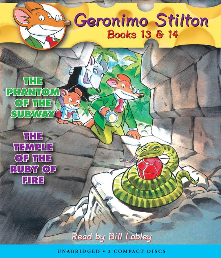 Geronimo Stilton, Books 13 and 14: The Phantom of the Subway/The Temple of the Ruby of Fire