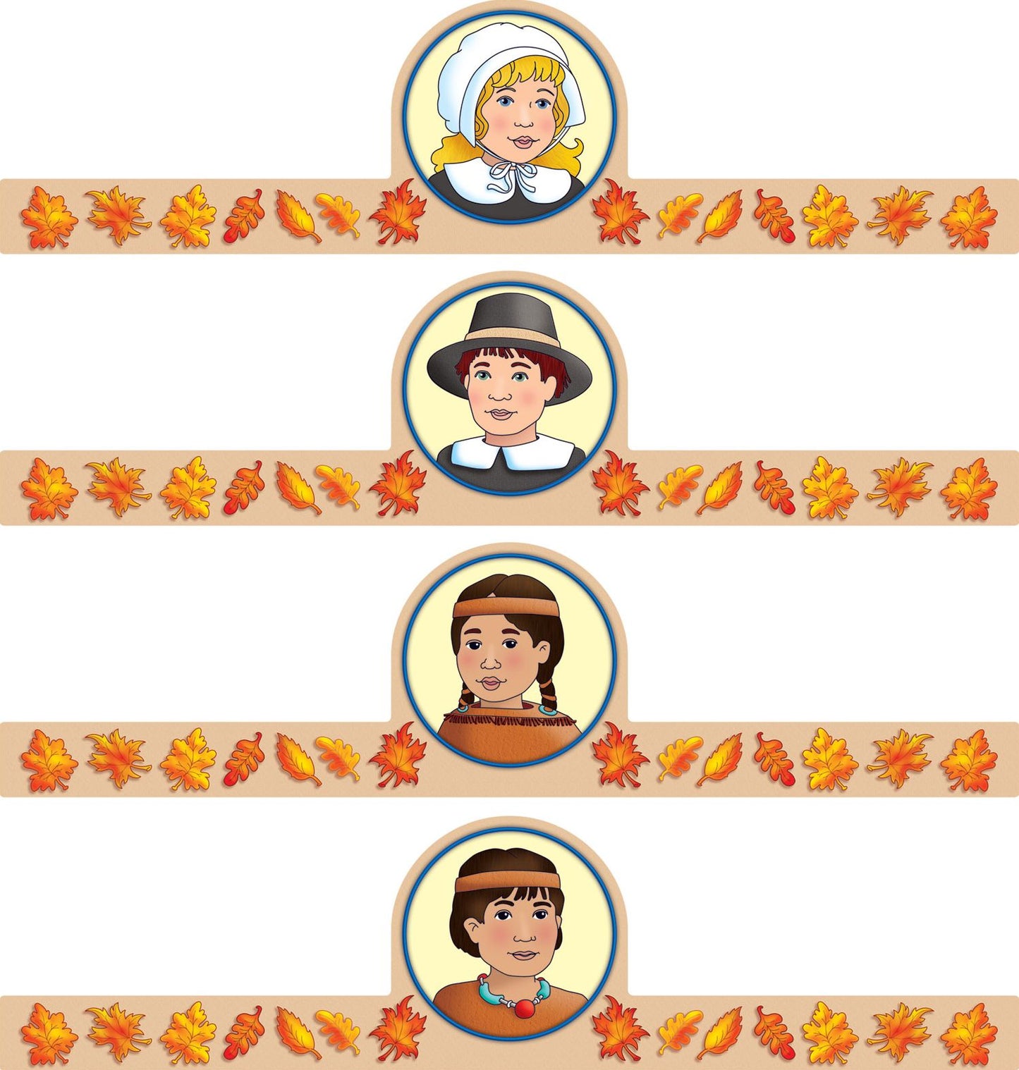 Thanksgiving Feast Readers Theater Headbands and Play Script