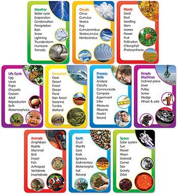 Teachers Friend Tf-8410 Science Word Banks Bb Set
