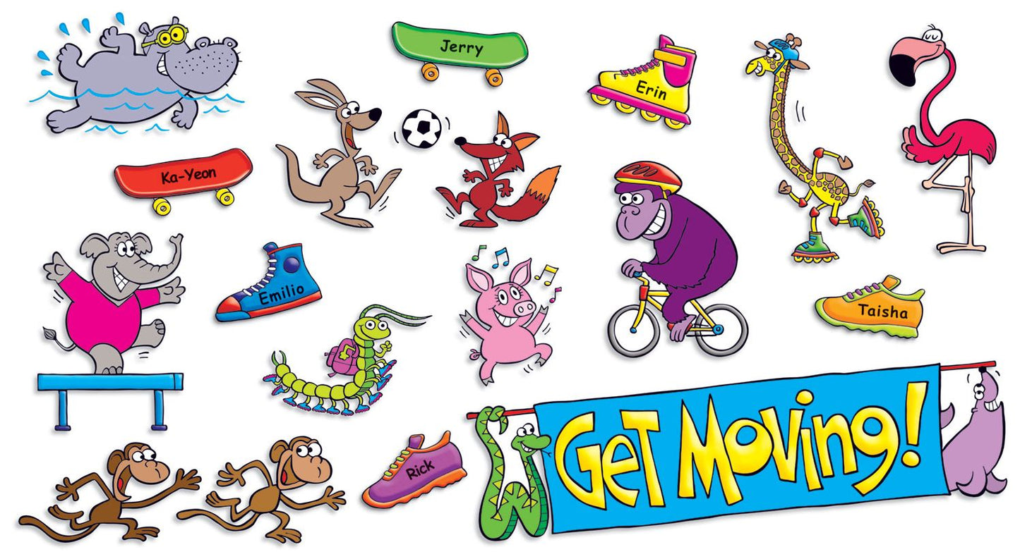 Get Moving Mini Bulletin Board