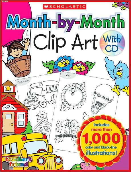Month-by-Month Clip Art Book