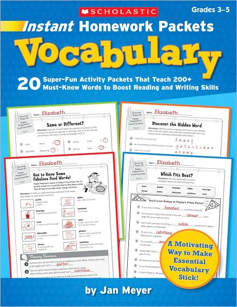 Vocabulary: 20 Super-Fun Activity Packets That Teach 200+ Must-Know Words to Boost Reading and Writing Skills