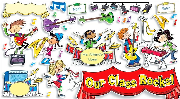School Rocks! Bulletin Board