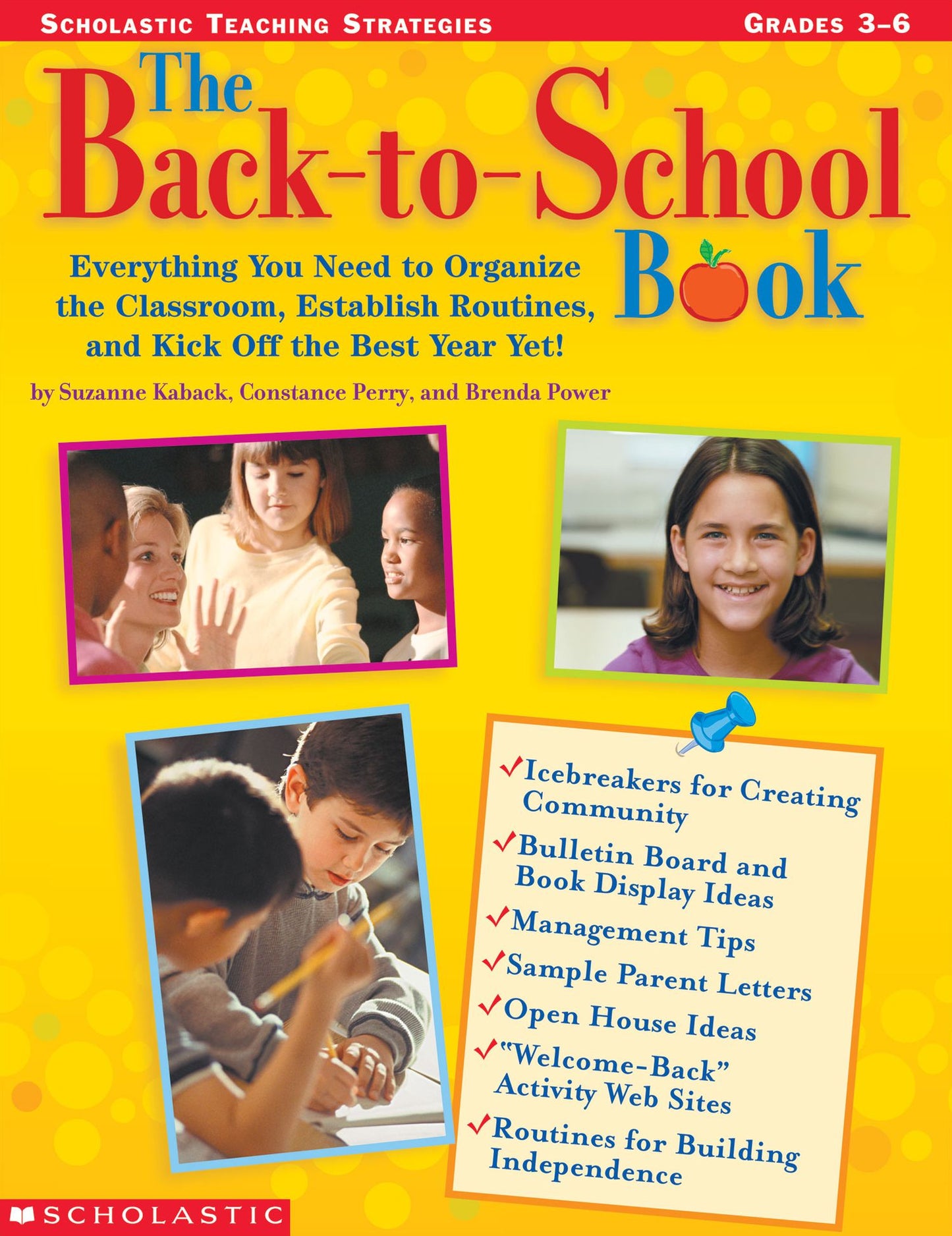 The Back-to-School Book: Everything You Need to Organize the Classroom, Establish Routines, and Kick Off the Best Year Yet! (PagePerfect NOOK Book)