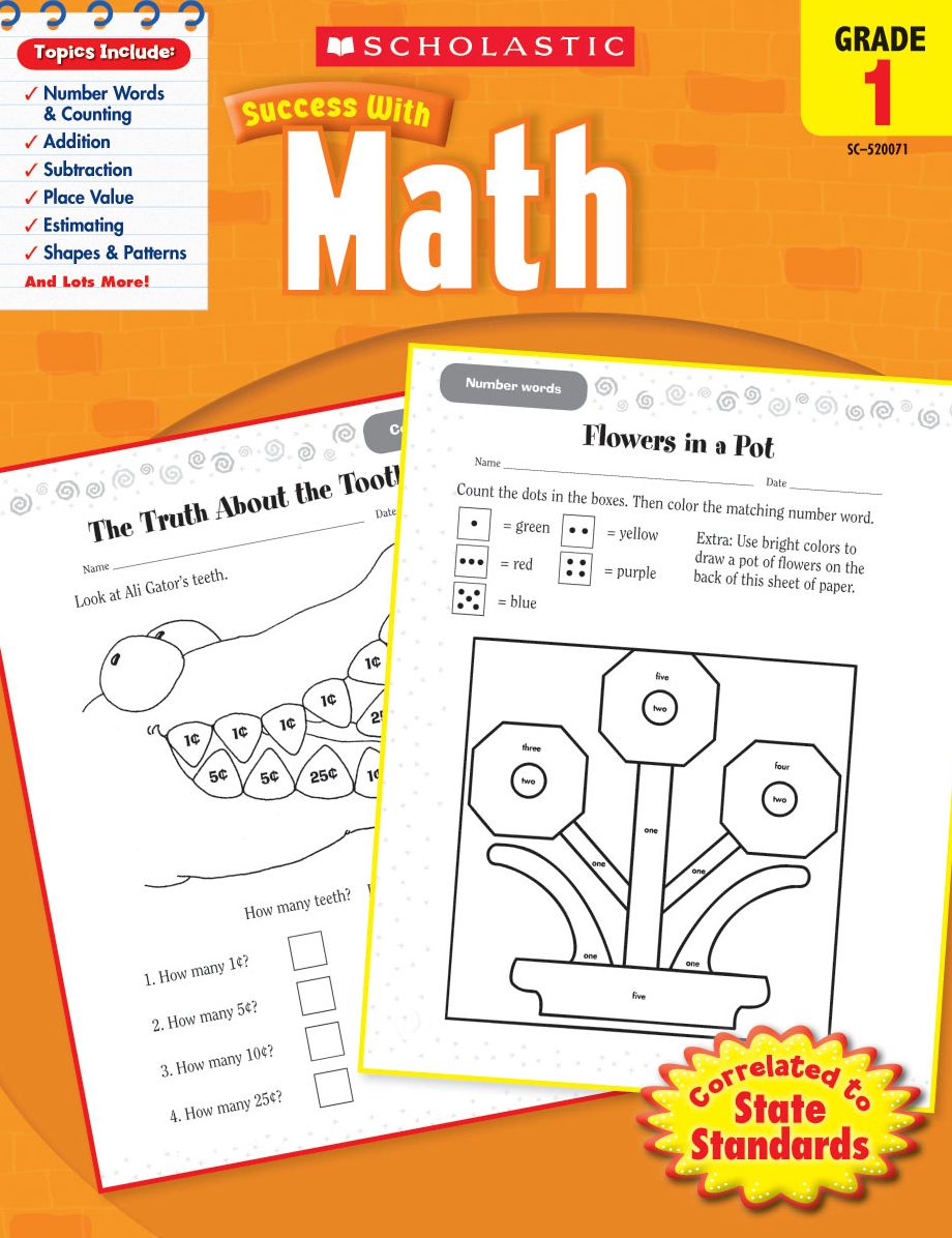 Scholastic Success with Math, Grade 1