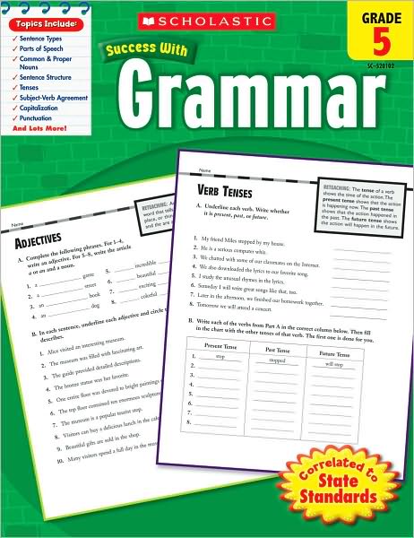 Scholastic Success with Grammar, Grade 5