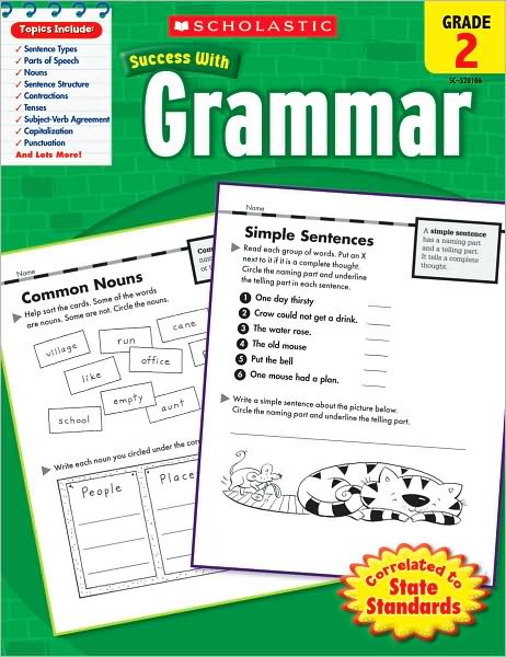 Scholastic Success With Grammar, Grade 2