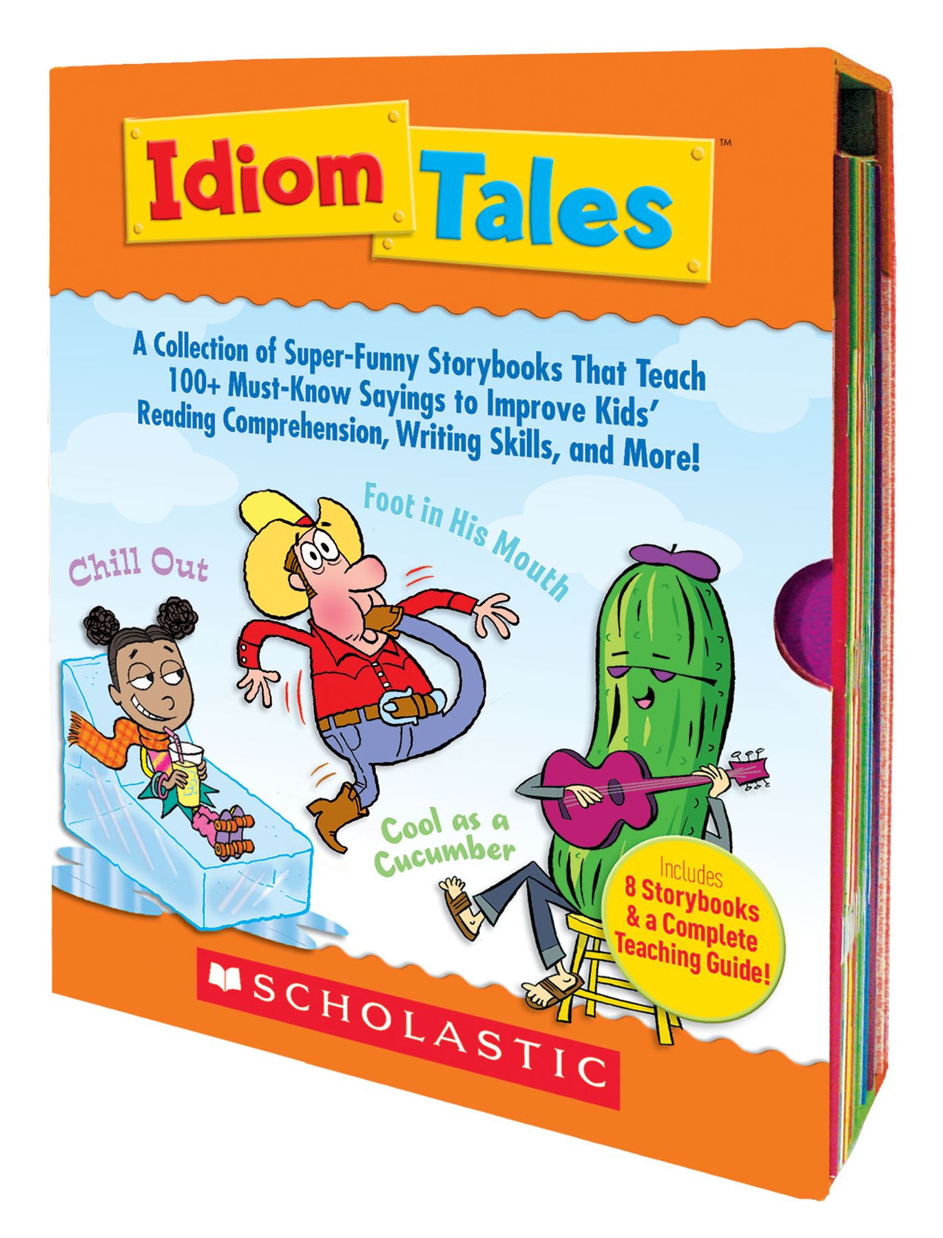 Idiom Tales: A Collection of Super-Funny Storybooks That Teach 100+ Must-Know Sayings to Improve Kids' Reading Comprehension, Writing Skills, and More