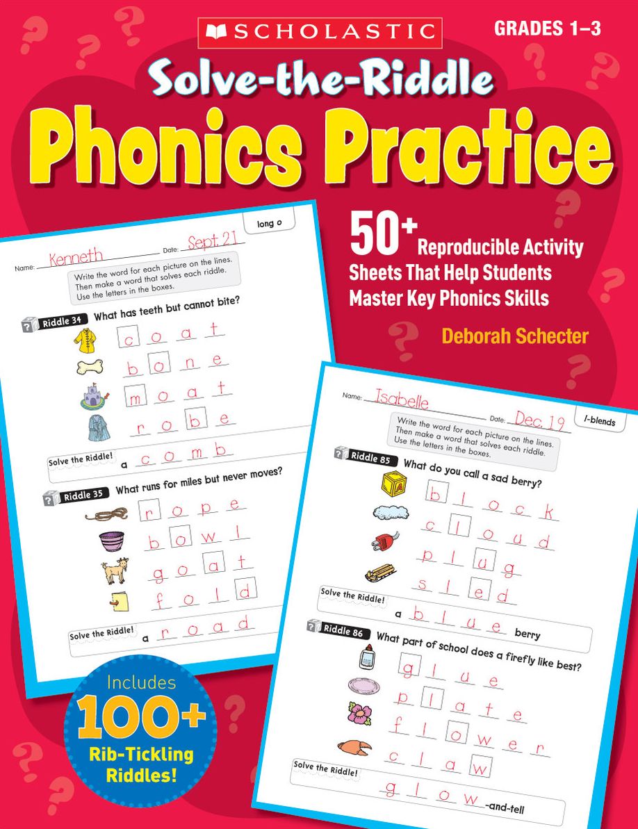 Solve-the-Riddle Phonics Practice: 50+ Reproducible Activity Sheets That Help Students Master Key Phonics Skills