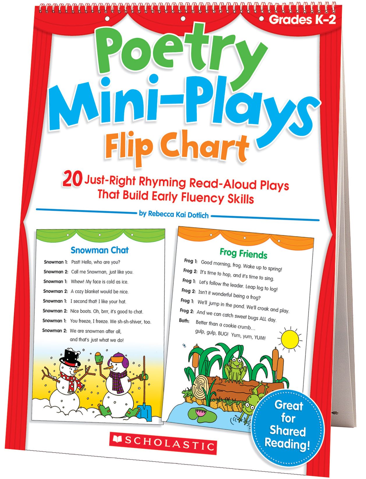 Poetry Mini-Plays Flip Chart: 20 Just-Right Rhyming Read-Aloud Plays to Build Early Fluency Skills (PagePerfect NOOK Book)
