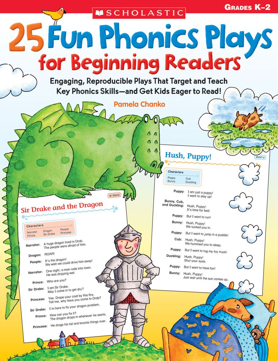 25 Fun Phonics Plays for Beginning Readers: Engaging, Reproducible Plays That Target and Teach Key Phonics Skills--and Get Kids Eager to Read! (PagePerfect NOOK Book)