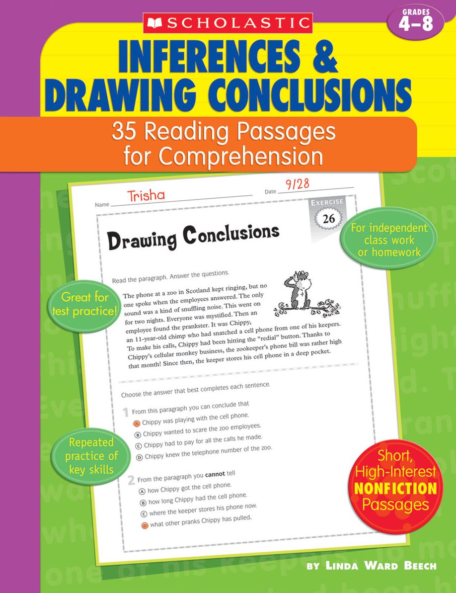 35 Reading Passages for Comprehension: Inferences & Drawing Conclusions (PagePerfect NOOK Book)