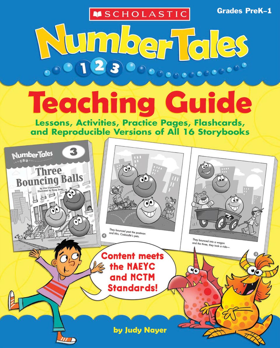 Number Tales: Teaching Guide: Lessons, Activities, Practice Pages, Flashcards, and Reproducible Versions of All 16 Storybooks