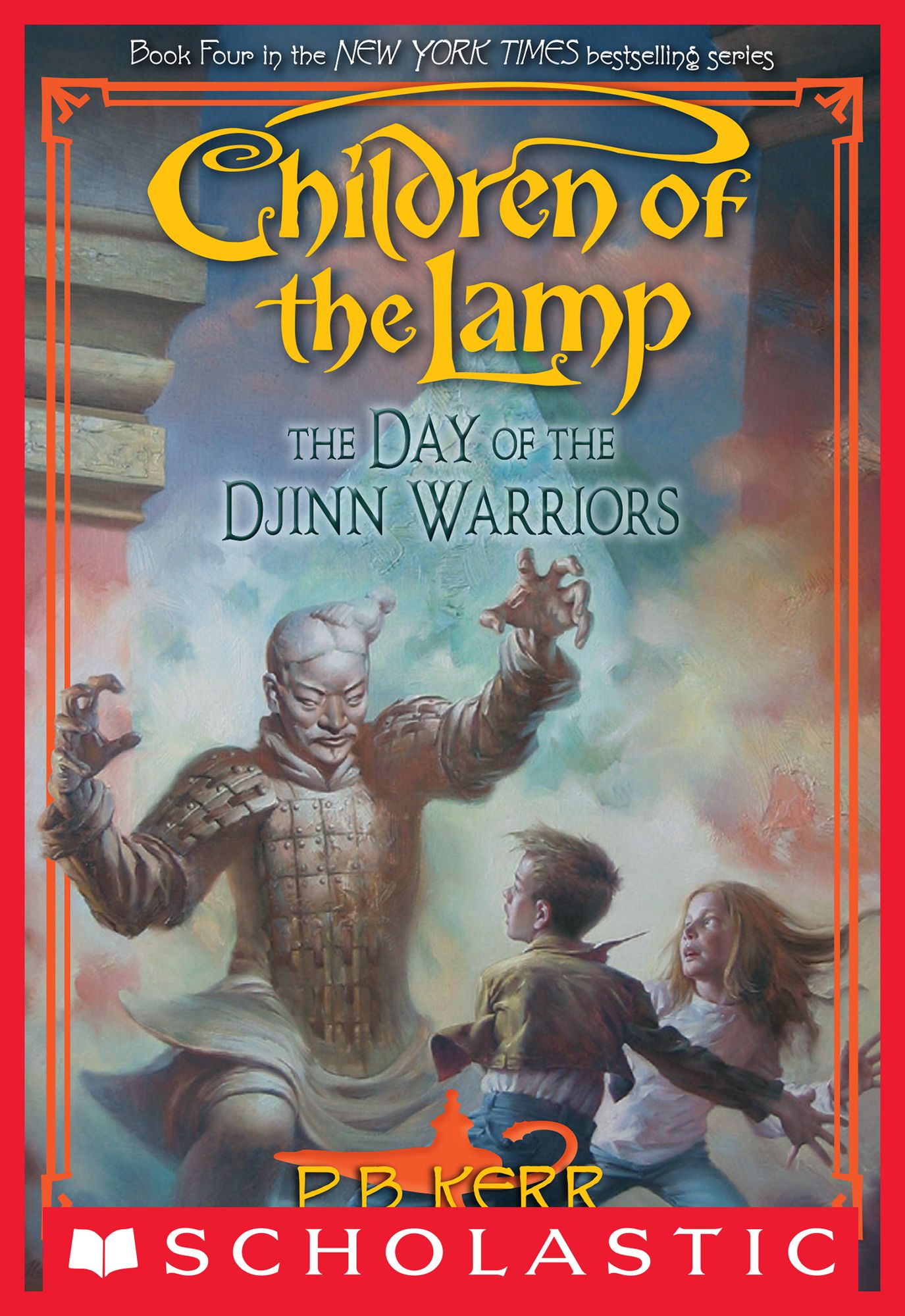 The Day of the Djinn Warriors (Children of the Lamp Series #4)