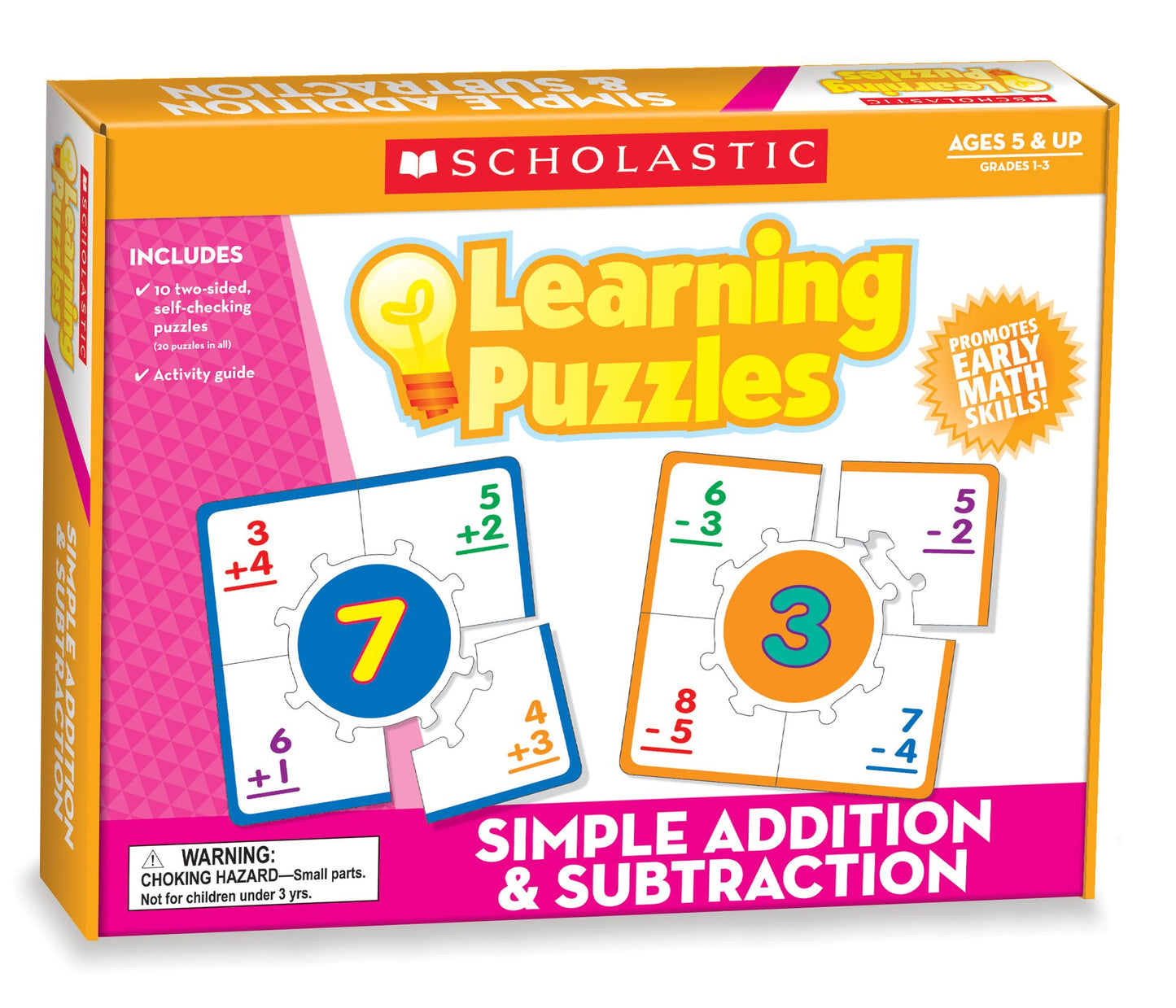 Simple Addition & Subtraction Learning Puzzles