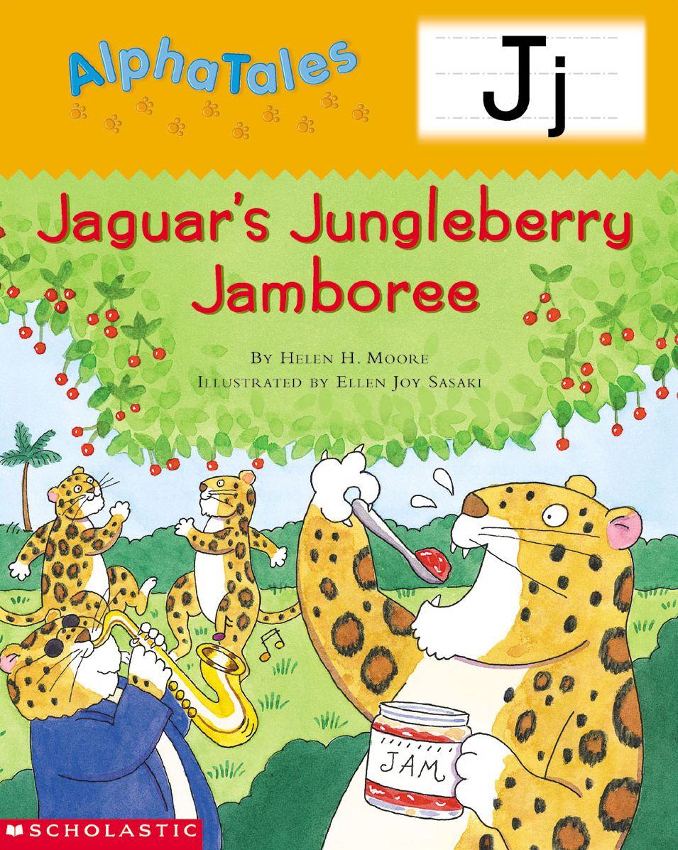AlphaTales: J: Jaguar's Jungleberry Jamboree: An Irresistible Animal Storybook That Builds Phonemic Awareness & Teaches All About the Letter J! (PagePerfect NOOK Book)