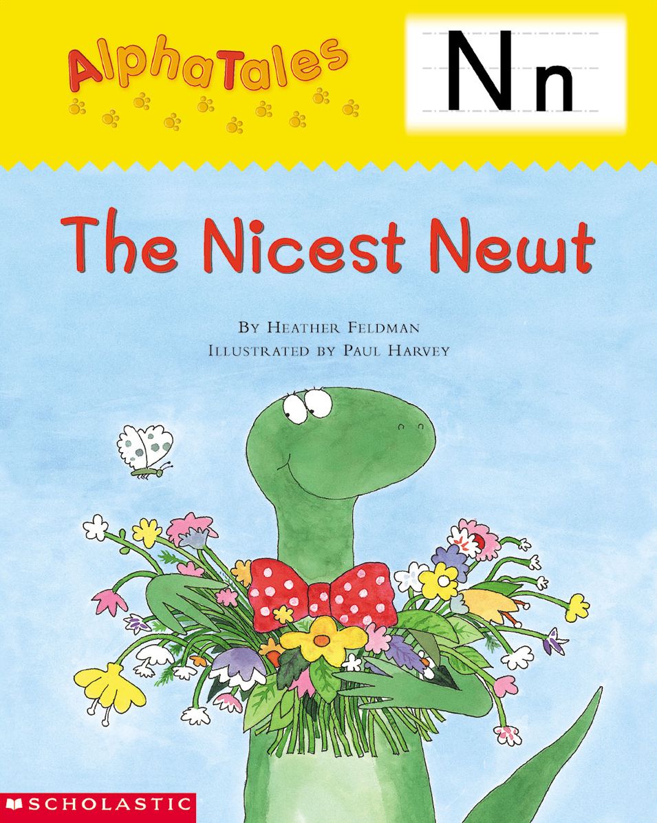 AlphaTales: N: The Nicest Newt: An Irresistible Animal Storybook That Builds Phonemic Awareness & Teaches All About the Letter N! (PagePerfect NOOK Book)
