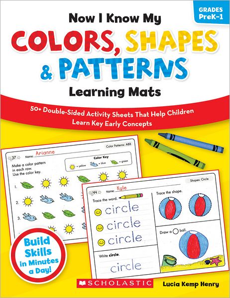 Now I Know My Colors, Shapes & Patterns Learning Mats