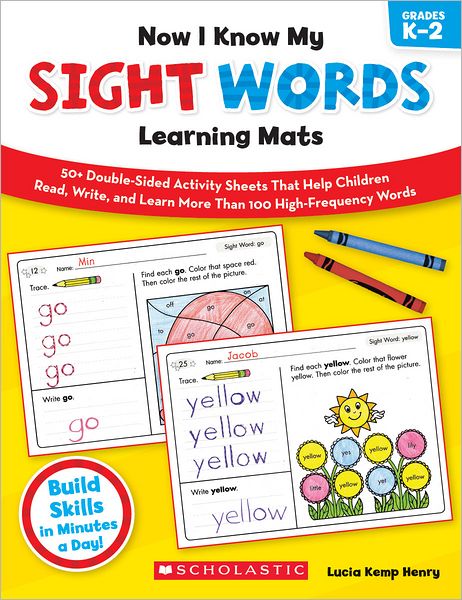Now I Know My Sight Words Learning Mats