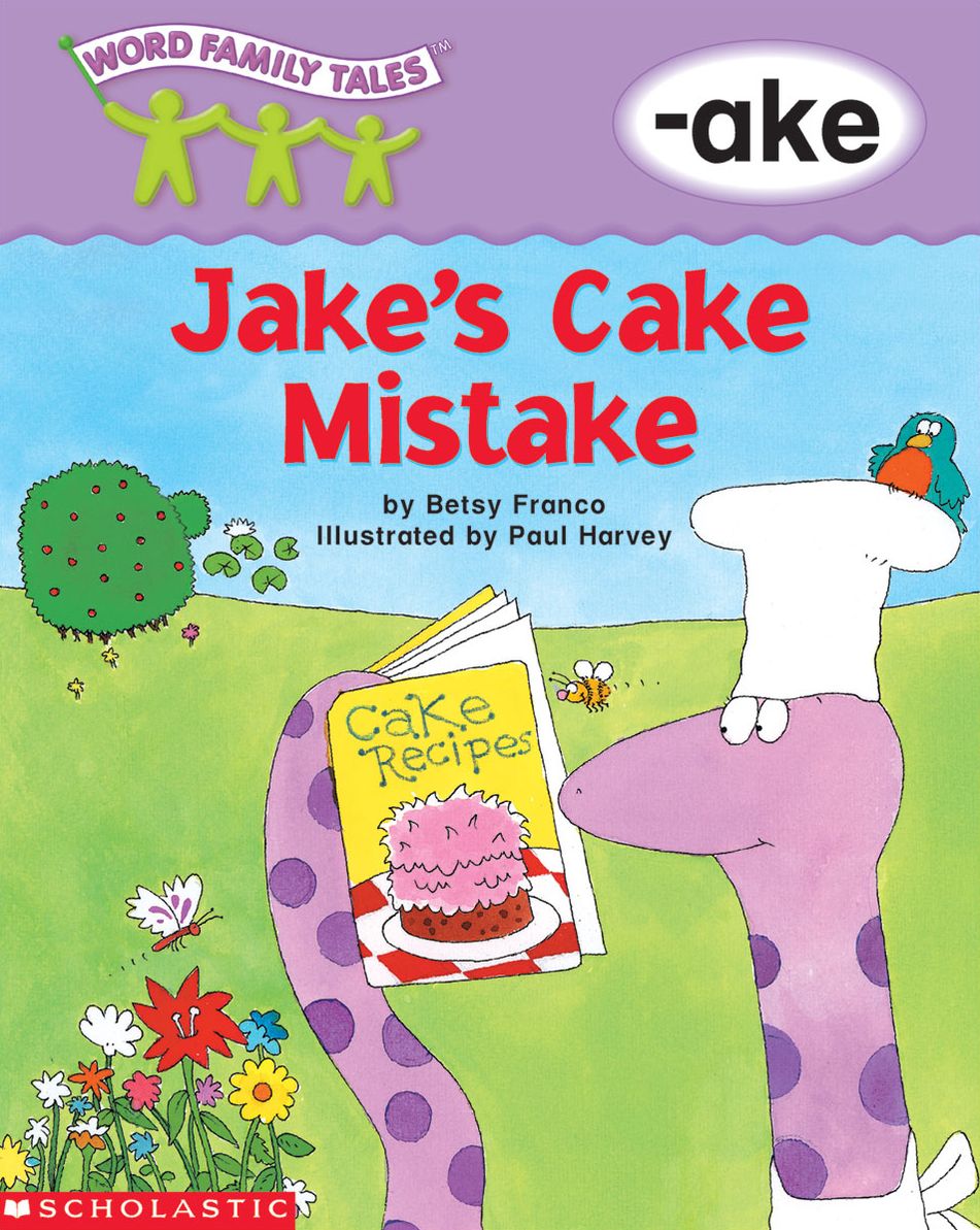 Jake's Cake Mistake (-ake) (PagePerfect NOOK Book)