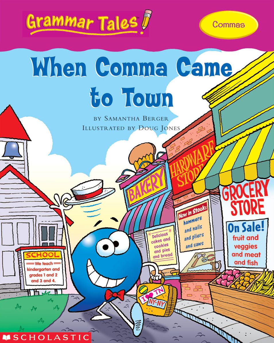 Grammar Tales: When Comma Came to Town (PagePerfect NOOK Book)