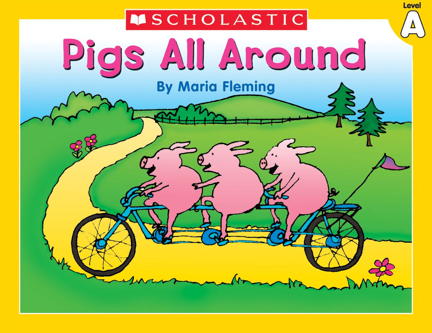 Little Leveled Readers: Pigs All Around (Level A): Just the Right Level to Help Young Readers Soar! (PagePerfect NOOK Book)