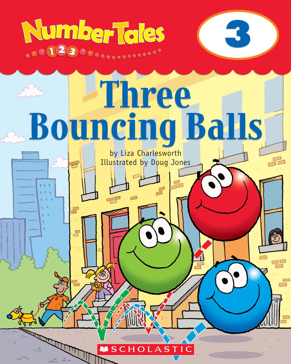 Number Tales: Three Bouncing Balls (PagePerfect NOOK Book)
