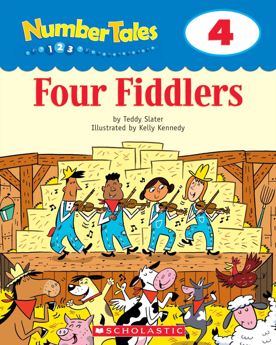 Number Tales: Four Fiddlers (PagePerfect NOOK Book)