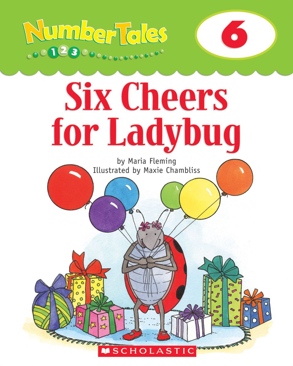 Number Tales: Six Cheers for Ladybug (PagePerfect NOOK Book)