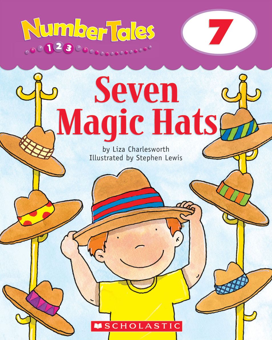 Number Tales: Seven Magic Hats (PagePerfect NOOK Book)