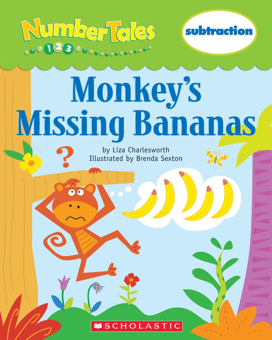 Number Tales: Monkey's Missing Bananas (PagePerfect NOOK Book)