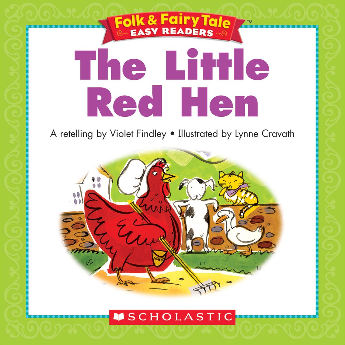 Folk & Fairy Tale Easy Readers: The Little Red Hen (PagePerfect NOOK Book)
