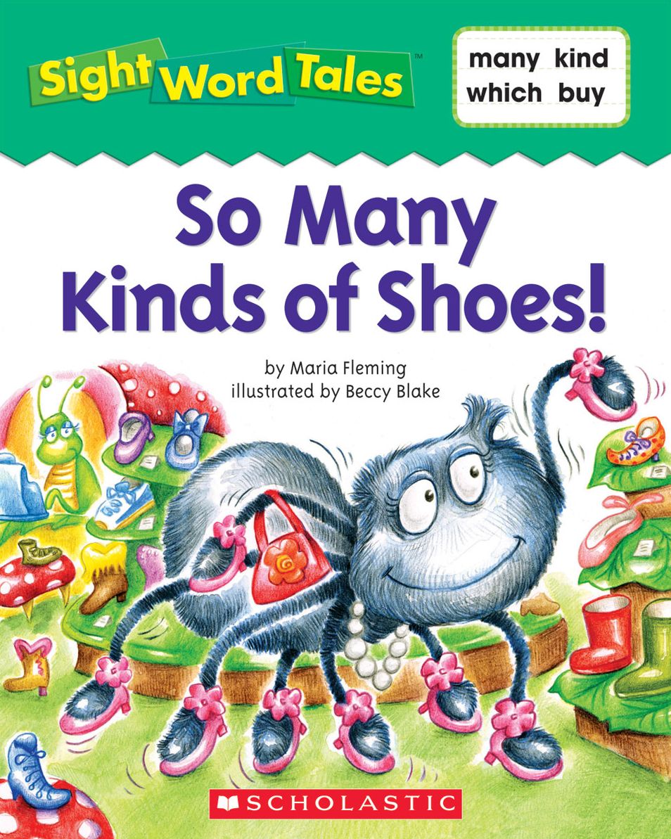 Sight Word Tales: So Many Kinds of Shoes! (PagePerfect NOOK Book)