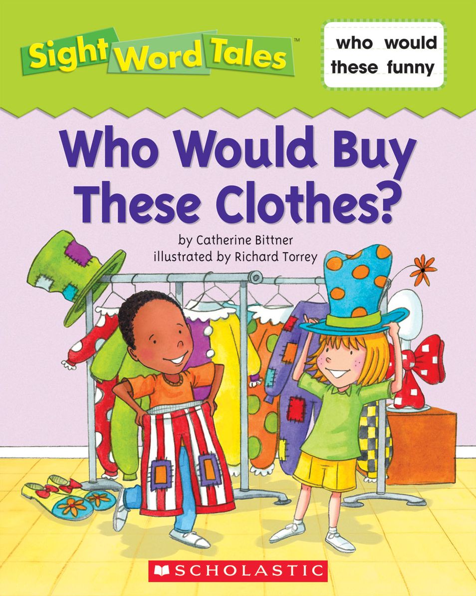 Sight Word Tales: Who Would Buy These Clothes? (PagePerfect NOOK Book)