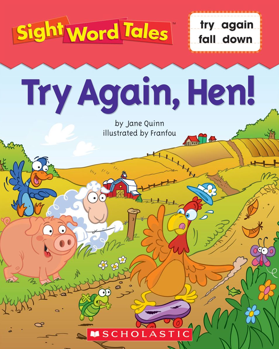 Sight Word Tales: Try Again, Hen! (PagePerfect NOOK Book)