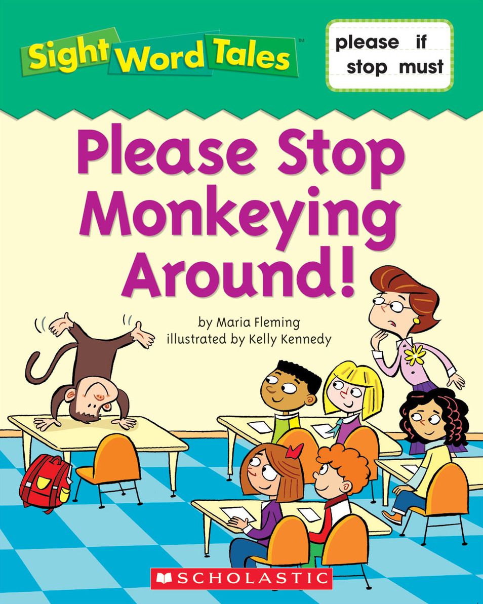 Sight Word Tales: Please Stop Monkeying Around! (PagePerfect NOOK Book)