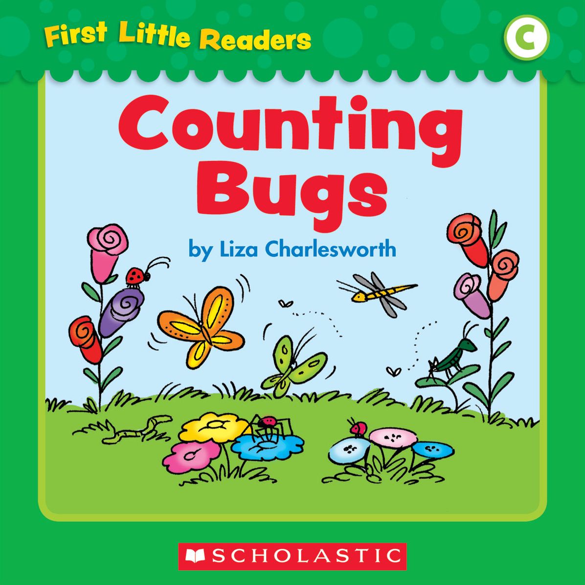 First Little Readers: Counting Bugs (Level C) (PagePerfect NOOK Book)