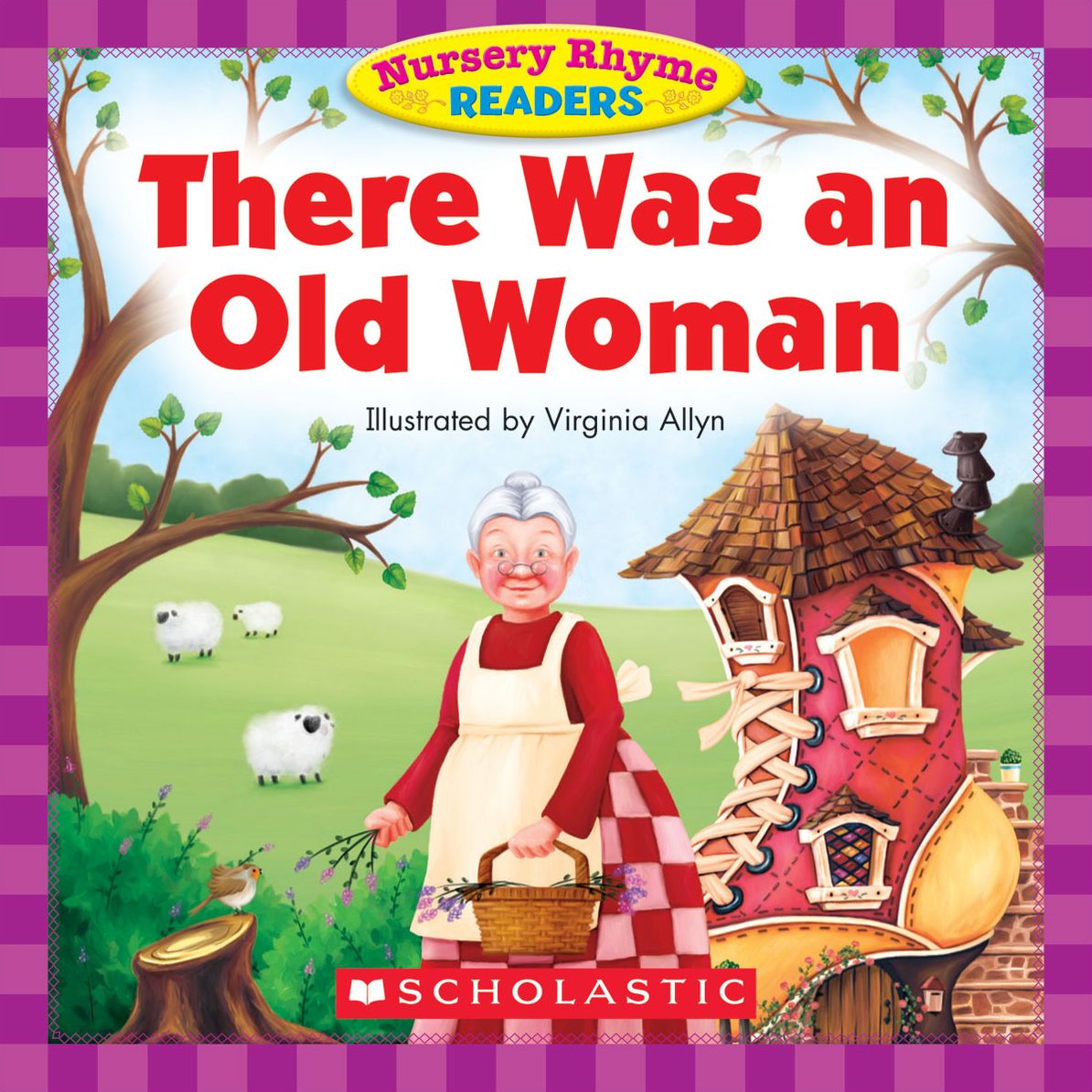 Nursery Rhyme Readers: There Was an Old Woman (PagePerfect NOOK Book)