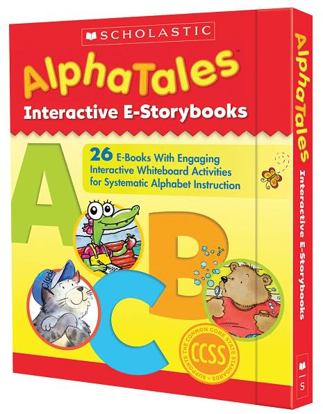 AlphaTales Interactive Whiteboard: 26 Interactive E-Storybooks With Engaging Whiteboard Activities for Systematic Alphabet Instruction