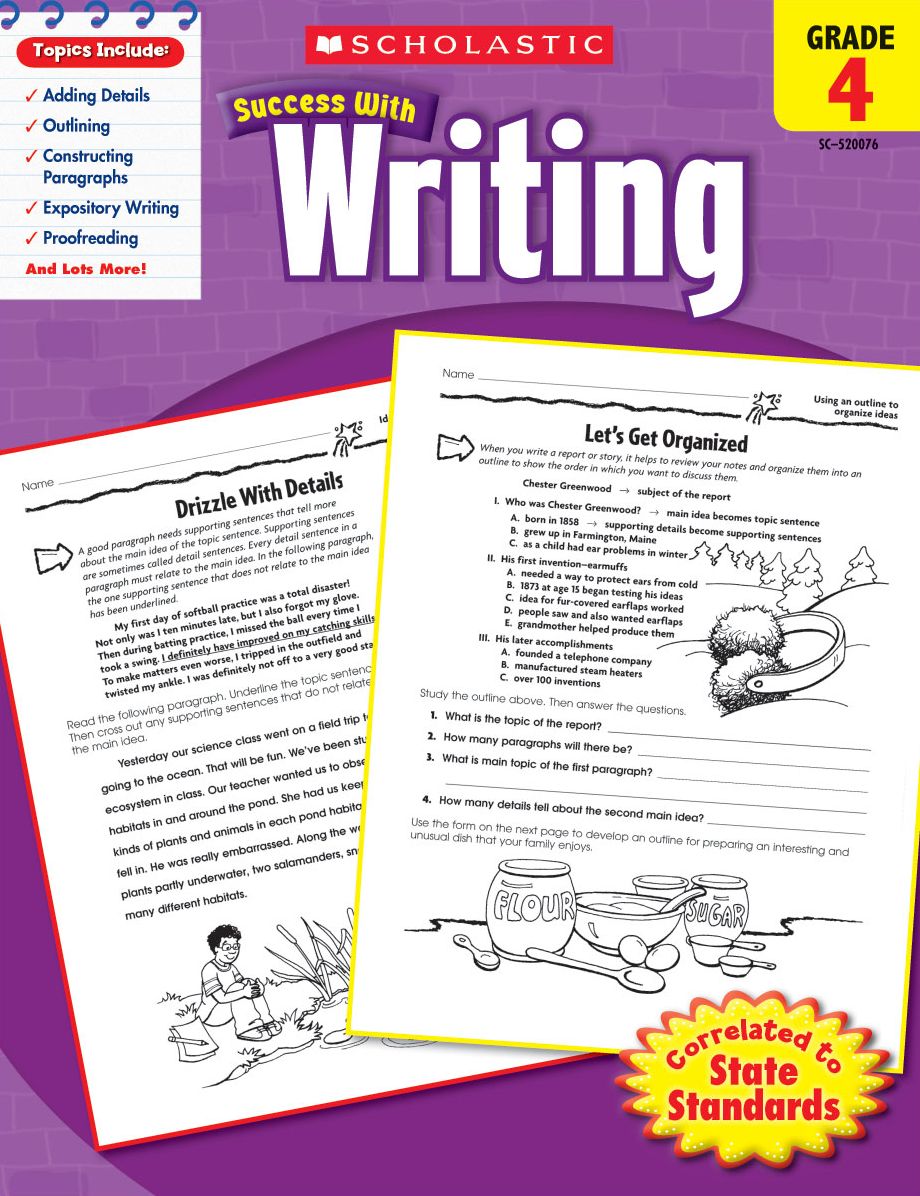 Scholastic Success With Writing: Grade 4 (PagePerfect NOOK Book)